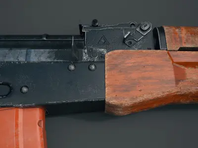 AK 74 3D model get