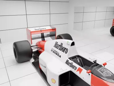 Ultra Realistic F1 Race Car High Detail Formula Racing Car  3D model