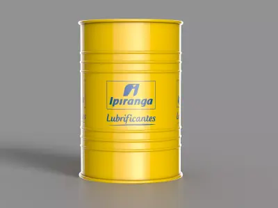 Realistic Ipiranga Barrel 3D Model Low-poly 3D model