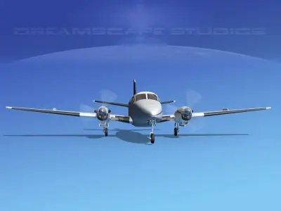 Beechcraft B99 Cape Fear 3D model