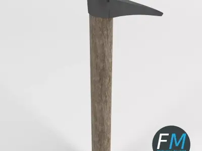 Pick mattock ax 3D model
