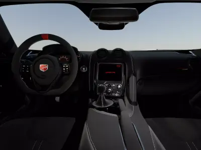Dodge Viper ACR 2016 High Detail Game Ready Cinematic Low-poly 3D model