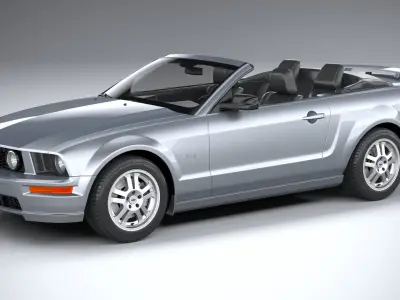Ford Mustang GT Convertible 2005 3D model