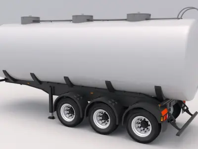 Tank Trailer 3D model