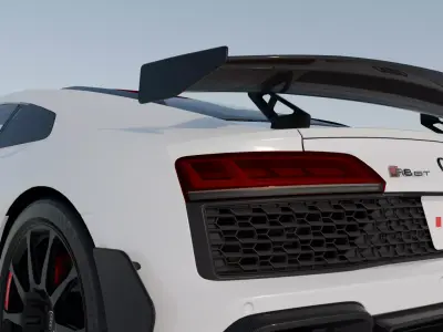 Audi R8 GT RWD 2023 High Detail Game Ready Cinematic Low-poly 3D model