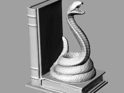 Cobra no livro 3D print model