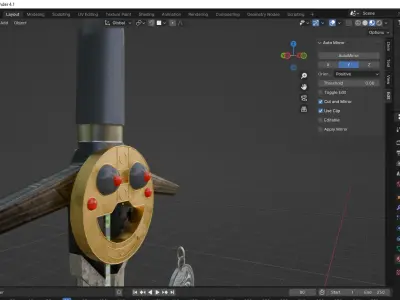 Geralt of Rivia The witcher sword 3D model