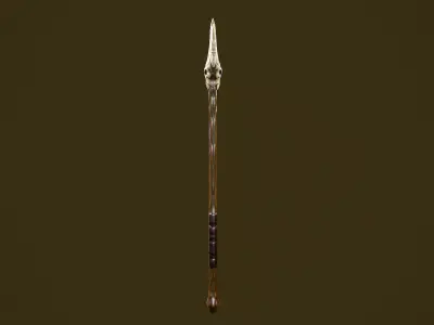 Trident - Game Ready Weapon Low-poly 3D model