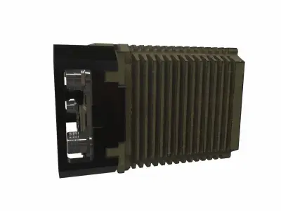 Radio military AN PRC-158 3D model