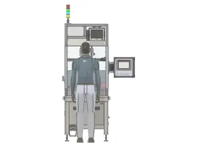 Automated Bearing Press-Fitting Machine 3D model
