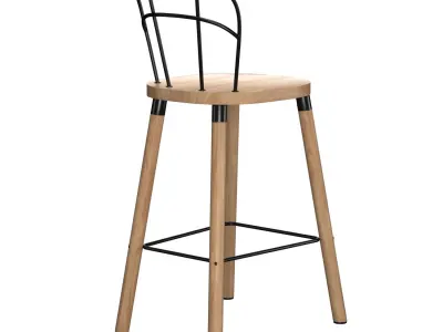 Partridge Bar Chair 3D model