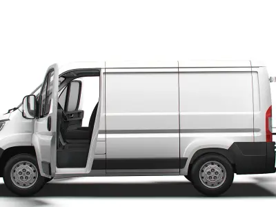 Peugeot Boxer Van L1H1 HQ Interior 2023 3D model