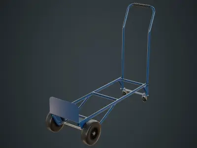 Hand Truck 3A Low-poly 3D model