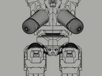 Cyber Tank Free 3D model