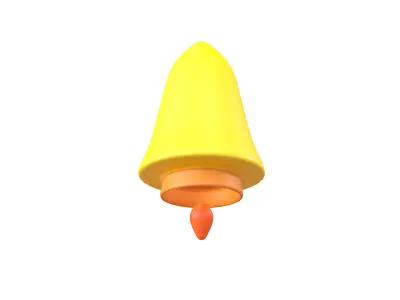 Rocket Icon v1 002 Low-poly 3D model