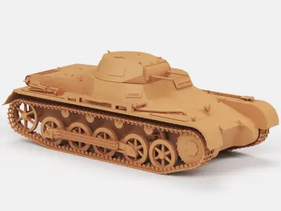 PzKpfw I Ausf B Free 3D print model