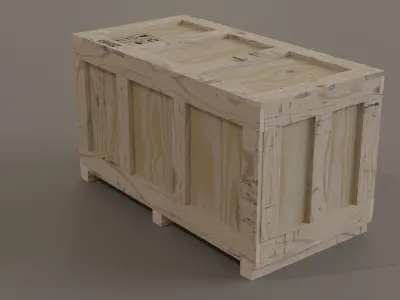 Cargo crates pack 1 Low-poly 3D model