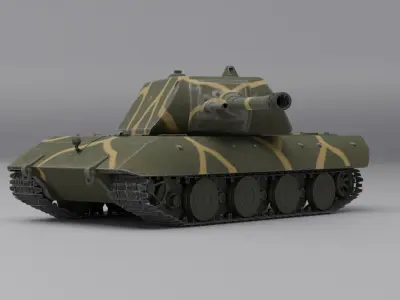 Panzerkampfwagen E-100 3D model