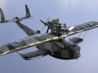 DaboHaze Airplane from Porco Rosso 3D model