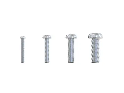 screws M2-M5 3D print model