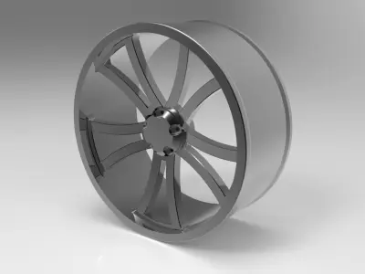 Alloy Wheel Free 3D model from CGTrader