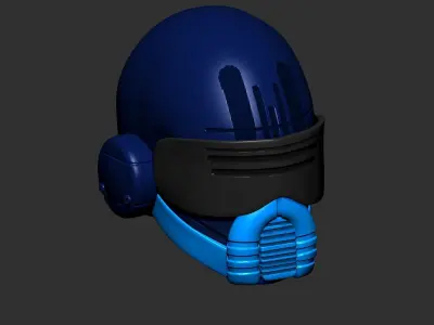 helmet high poly sculpt 3d printable 3D model purchase