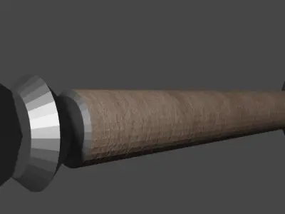 Kunai Knife Free low-poly 3D model