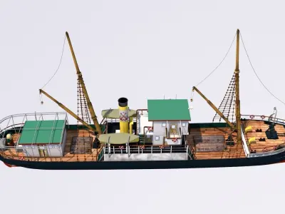 Bandirma vapuru 3D model