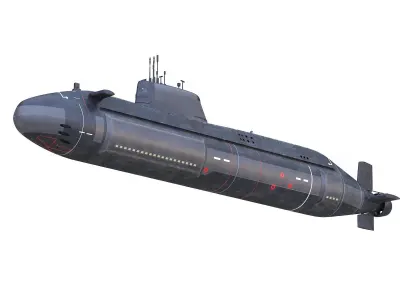 HMS Artful SSNs Submarine 3D model
