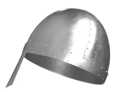 Viking Helmet PBR Low-poly 3D model
