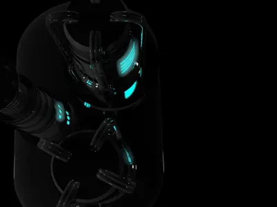 Sci fi Engine 3D model