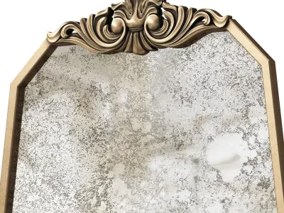 Noble Park Morrey Vintage Wall Mirror  3D model