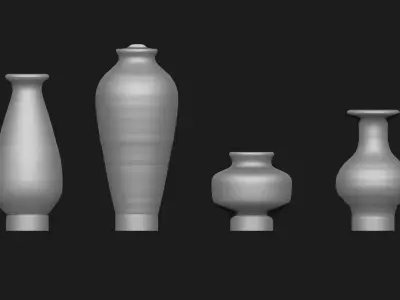 Amphoras - Vessels - Miniaturism - Boardgames -  Wargames Free 3D print model