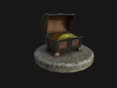  low poly game object modeling Free low-poly 3D model