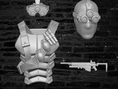 Shadow Reaper Kit 3D printable files for Action Figures 3D print model purchase