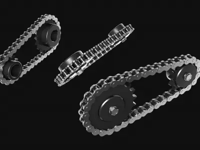 Drive chain gear 3D model