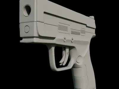 Pistol 3D Model Free 3D model