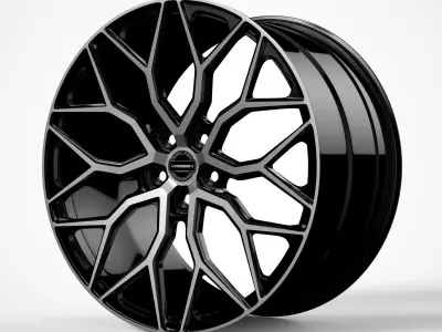 Vossen HF-2 wheels 3D model