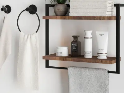 Bathroom Accessories-H02 PRO Royalty free 3D model