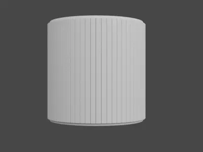 Hardsurface padding Cylinder  Free 3D print model