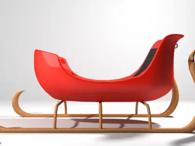 Sled - type 5 3D model
