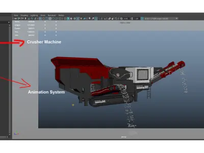 Stone Crusher  SandVik 3D model
