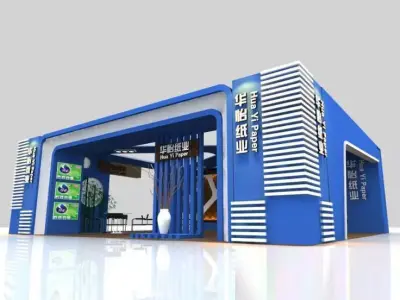 Exhibition - Area -3DMAX2010-4 3D model