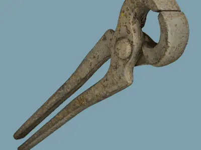 EndCuttingPlier - Photogrammetry Asset 3D PhotoScan Low-poly 3D model