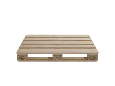 wood eur pallet 3D model