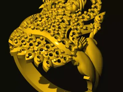 lakshmi devi 3D print model