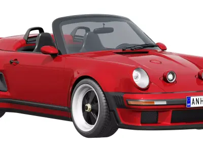 Singer Porsche 911 Carrera Cabriolet Turbo 2026 3D model