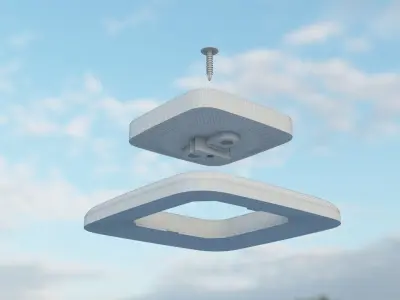 socket square 3D model