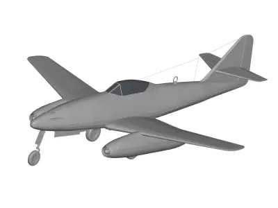 Messerschmitt Me 262 3D model purchase