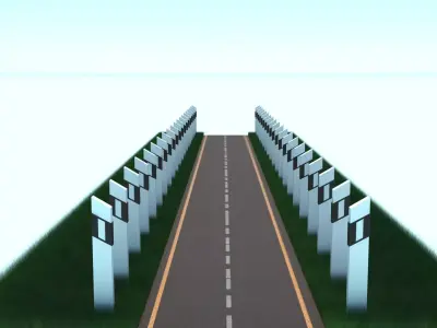 Highway 3D model get